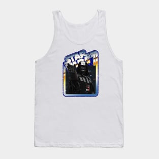 The Villain (blue starfield, chrome border) Tank Top